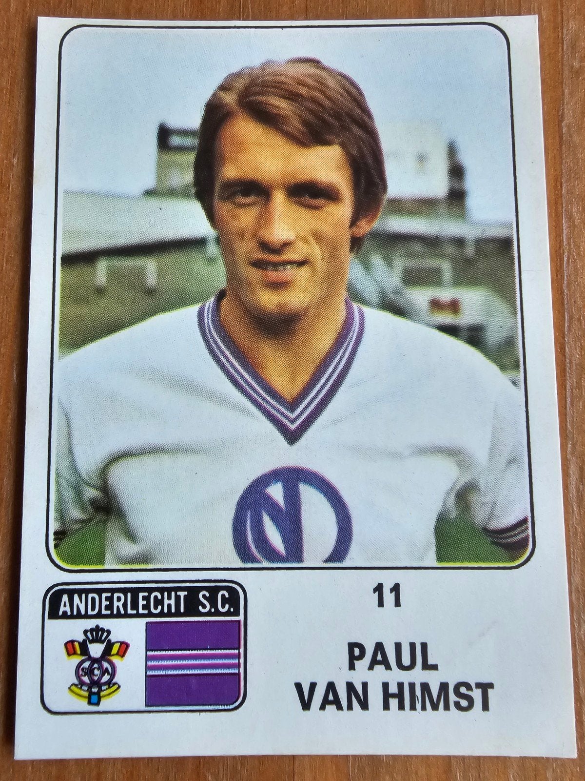 Panini Football 73-74 #11 Paul Van Himst Anderlecht Football, Enlèvement ou Envoi, Comme neuf, Autocollant