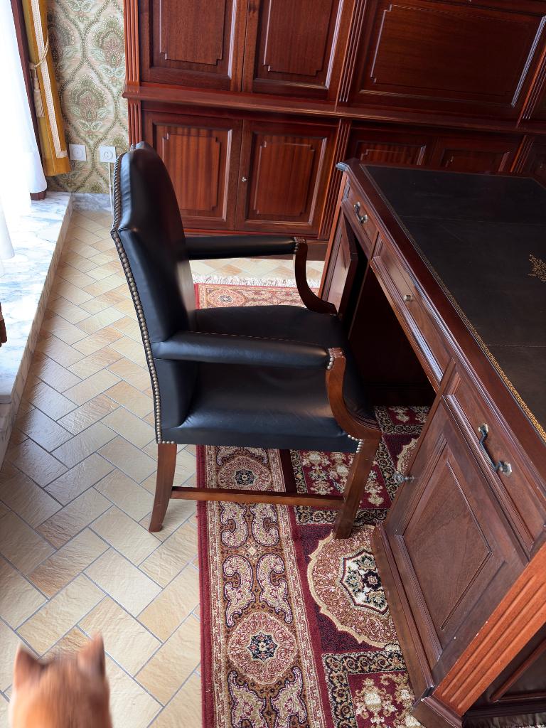 Sécretaire/bureau + stoel te koop, Ophalen, Nieuw, Groen, Bureaustoel