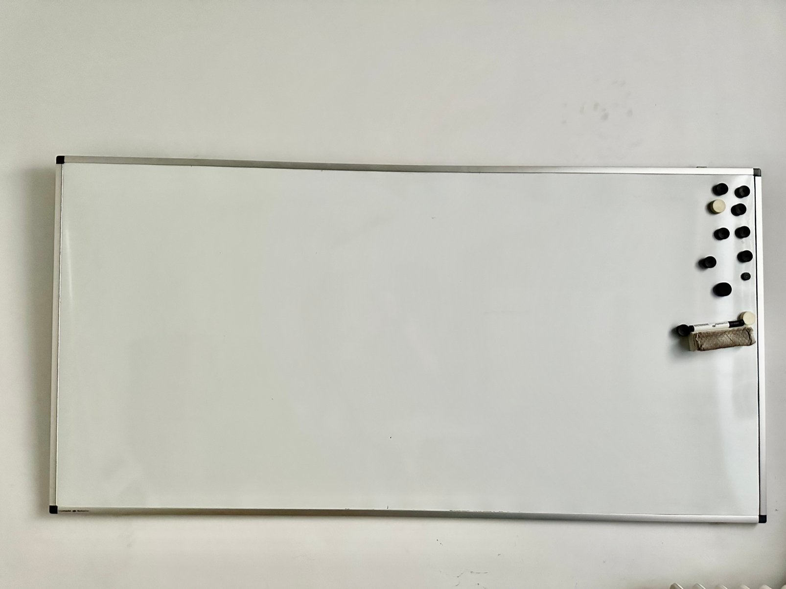 Magnetisch Whiteboard Legamaster Noticeline – 90 x 180 cm, Ophalen, Gebruikt, Magneetbord
