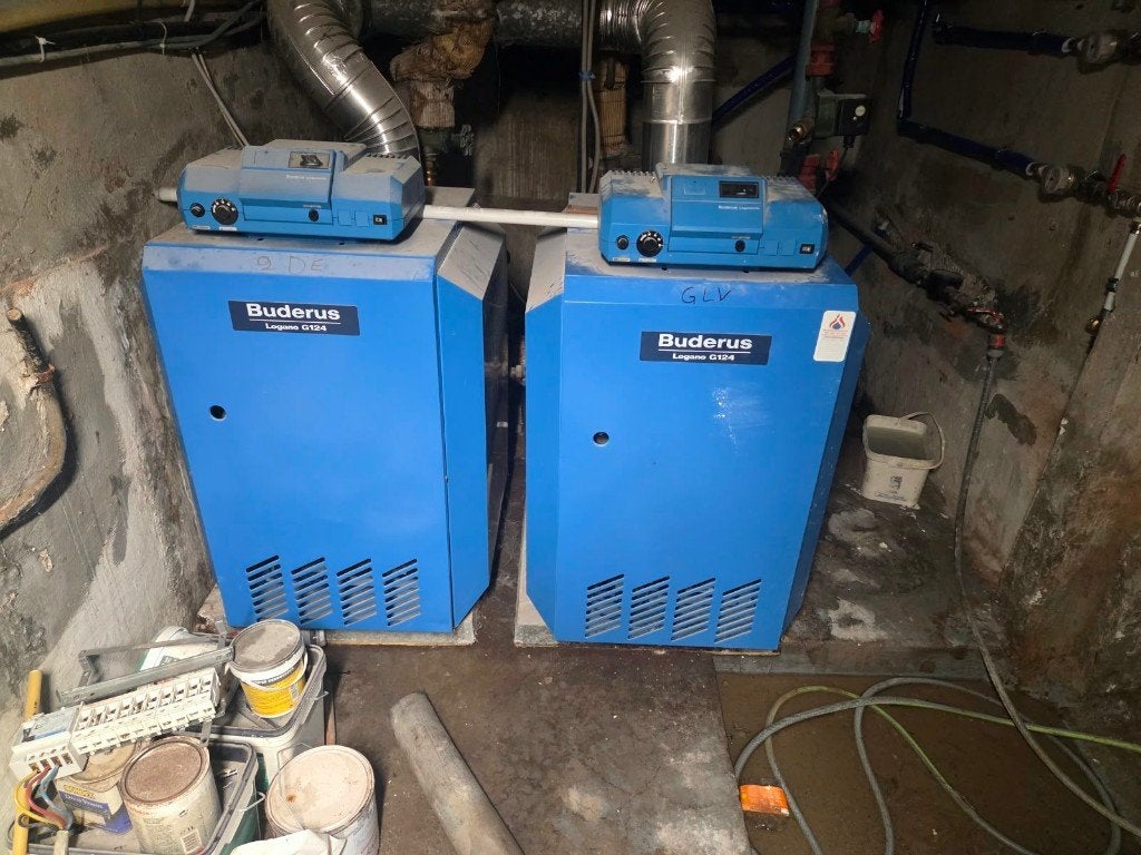Buderus g124 gasketels, Doe-het-zelf en Bouw, Ophalen, Gebruikt, Aardgas, 100 liter of meer
