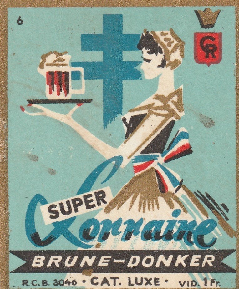oud bieretiket België Chasse Royale : Super Lorraine, Envoi, Utilisé, Autres types, Autres marques