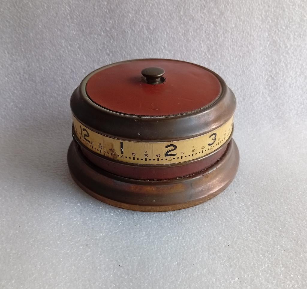 vintage Florn Co. bureauklok, Ophalen of Verzenden