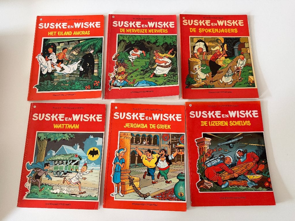 Strips Suske en Wiske - verschillende nummers, Boeken, Meerdere stripboeken, Ophalen of Verzenden, Gelezen, Willy Vandersteen