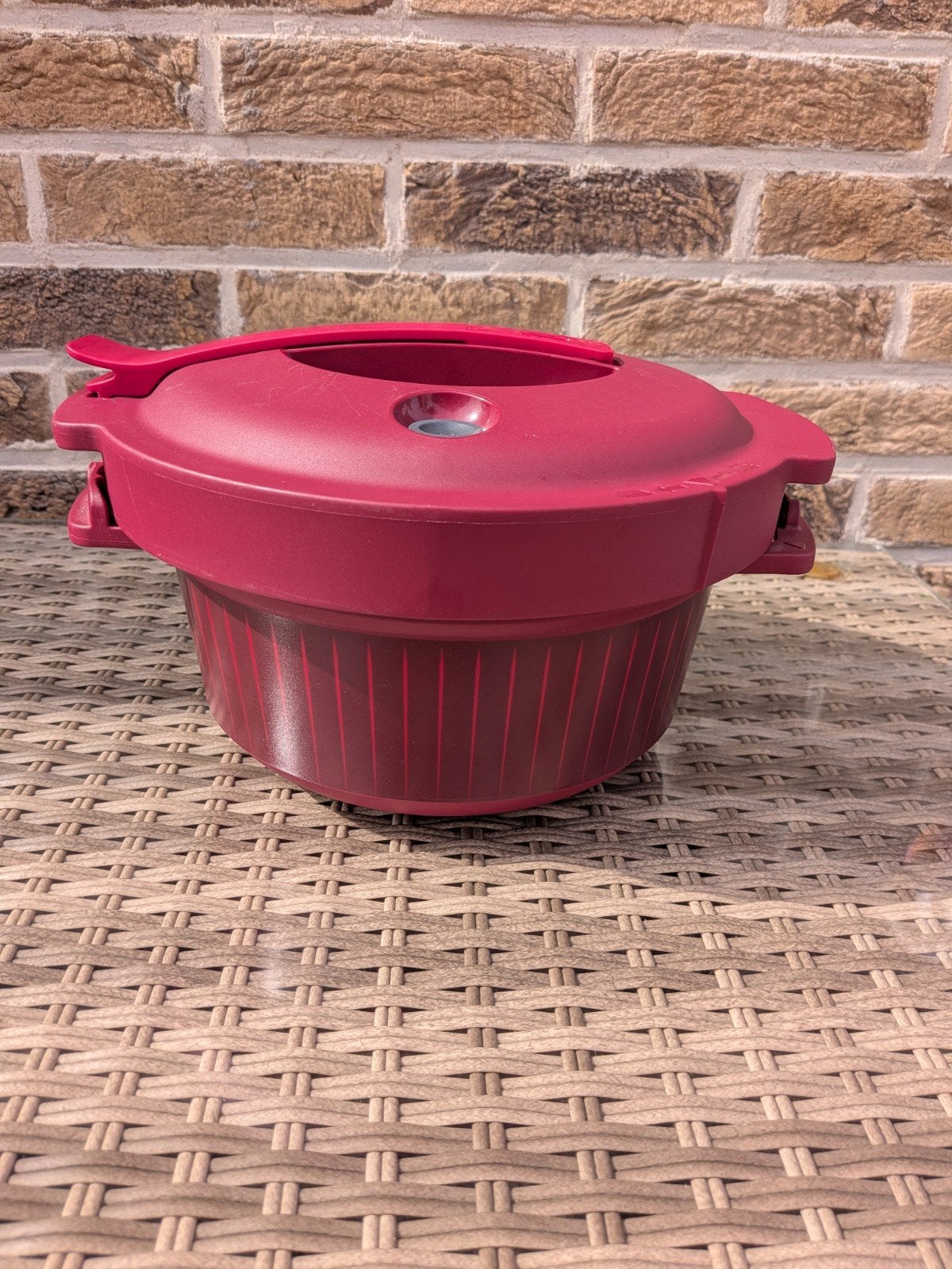 Tupperware micro minuut, Ophalen