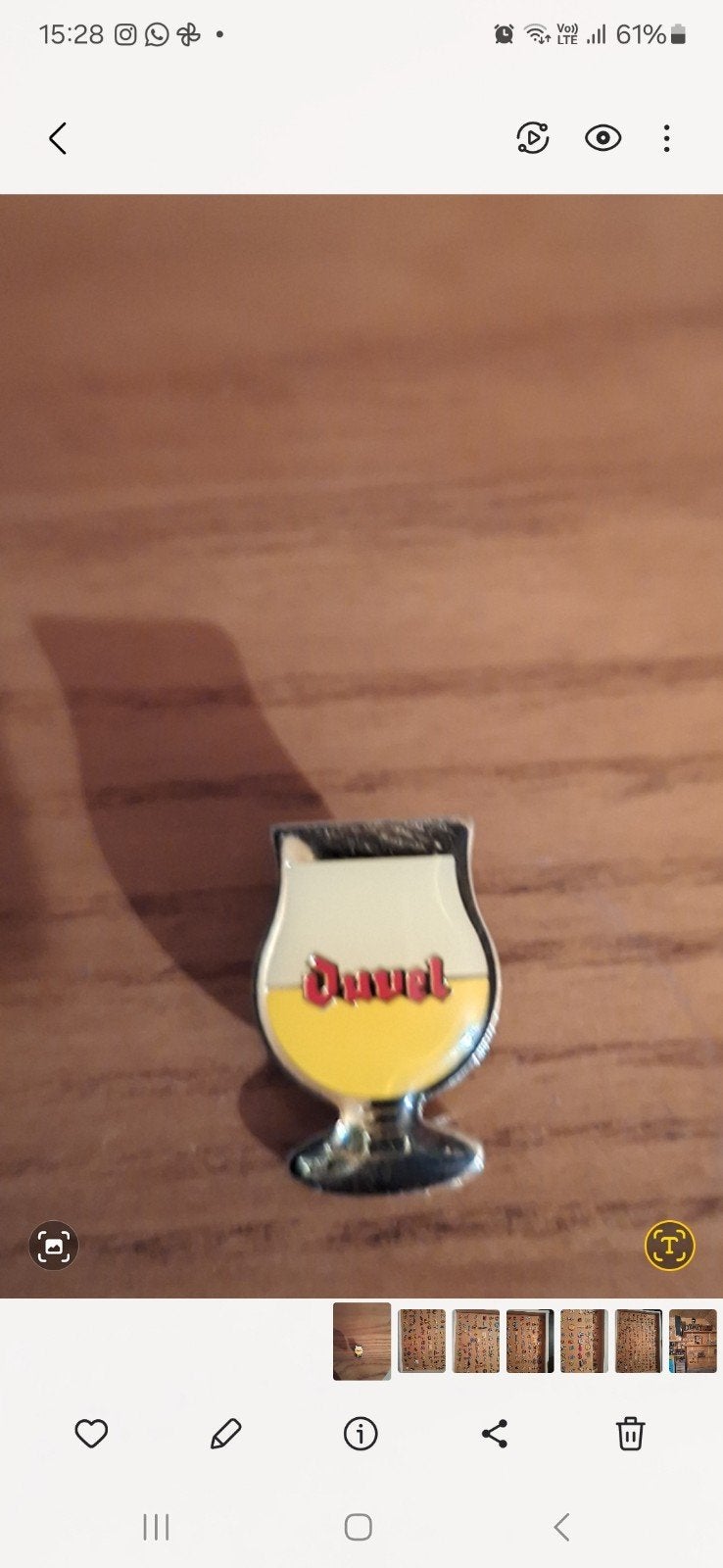 Duvel pin, Enlèvement ou Envoi