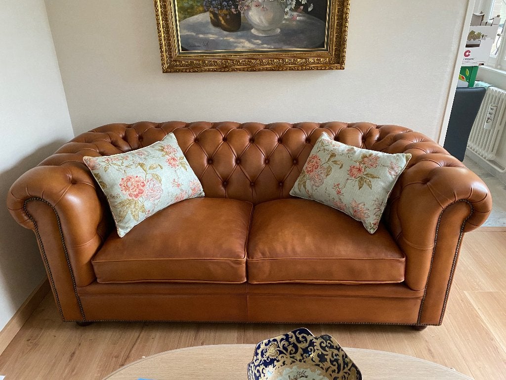 Chesterfield, Huis en Inrichting, Ophalen, Nieuw, Rechte bank, Leer