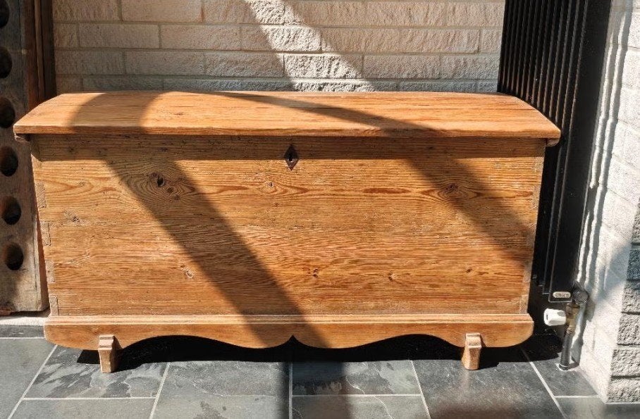 Oude kist, Huis en Inrichting, Woonaccessoires | Kisten, Ophalen, 50 – 75, Gebruikt, 50 tot 100 cm