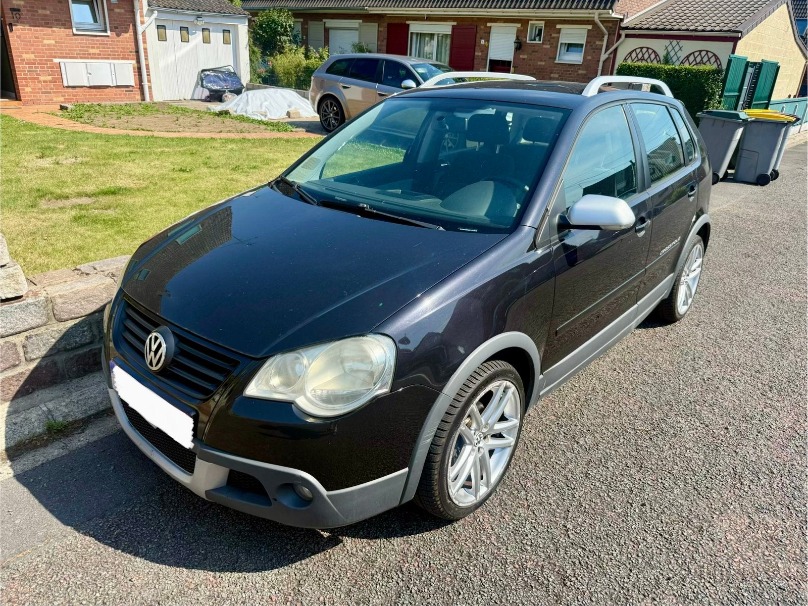 Vw polo cross TDI 2008, Auto's, Voorwielaandrijving, Zwart, Grijs, Particulier