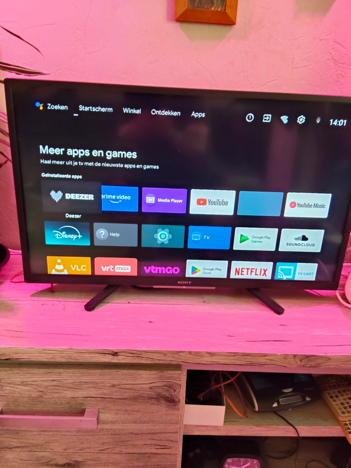 KOOPJE Sony QLED smart TV  android  32 inch, TV, Hi-fi & Vidéo, Télévisions, LED, Sony, 50 Hz, Smart TV, Enlèvement