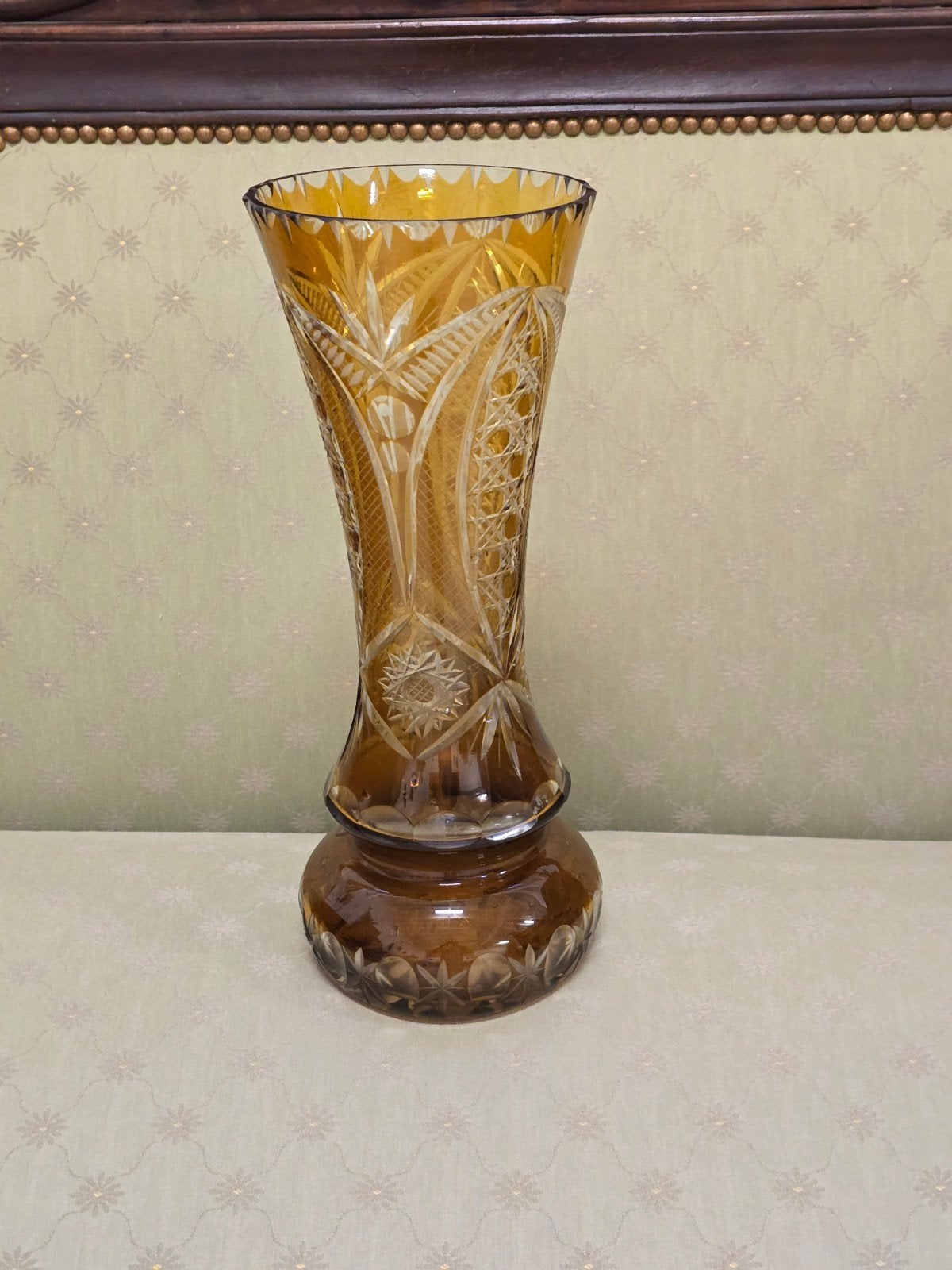 vase en cristal antique, Antiquités & Art, Enlèvement ou Envoi