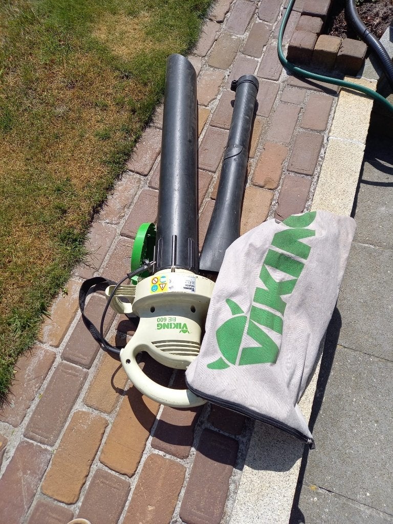 Viking bladzuiger/ blazer., Tuin en Terras, Bladblazers, Ophalen, Met opvangzak, Elektrisch, Gebruikt