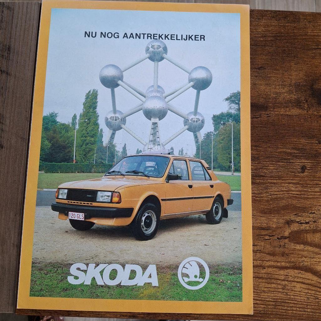 SKODA - NU NOG AANTREKKELIJKER     jaren '70, Ophalen of Verzenden, Nieuw, Overige merken