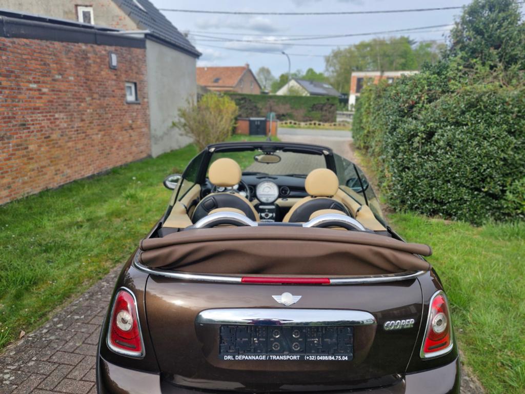 Mini cooper cabrio 122pk euro5 2010 97dkm reeds gekeurd vvk, Auto's, Beige, 4 cilinders, Leder, Handgeschakeld