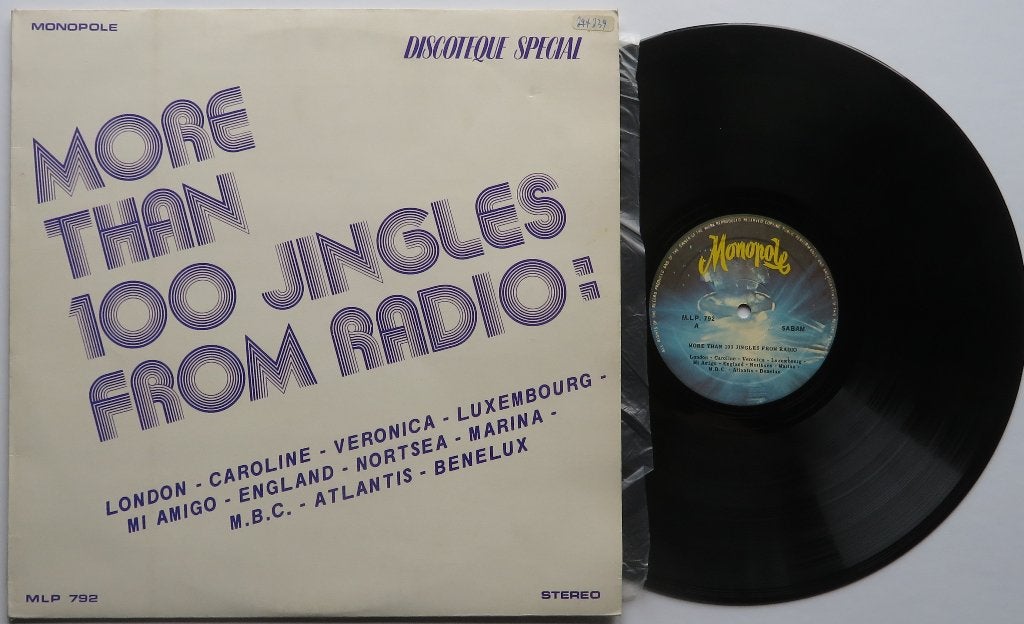 More than 100 jingles from radio. Lp, Enlèvement ou Envoi, Utilisé, Housse de protection extérieure, LP