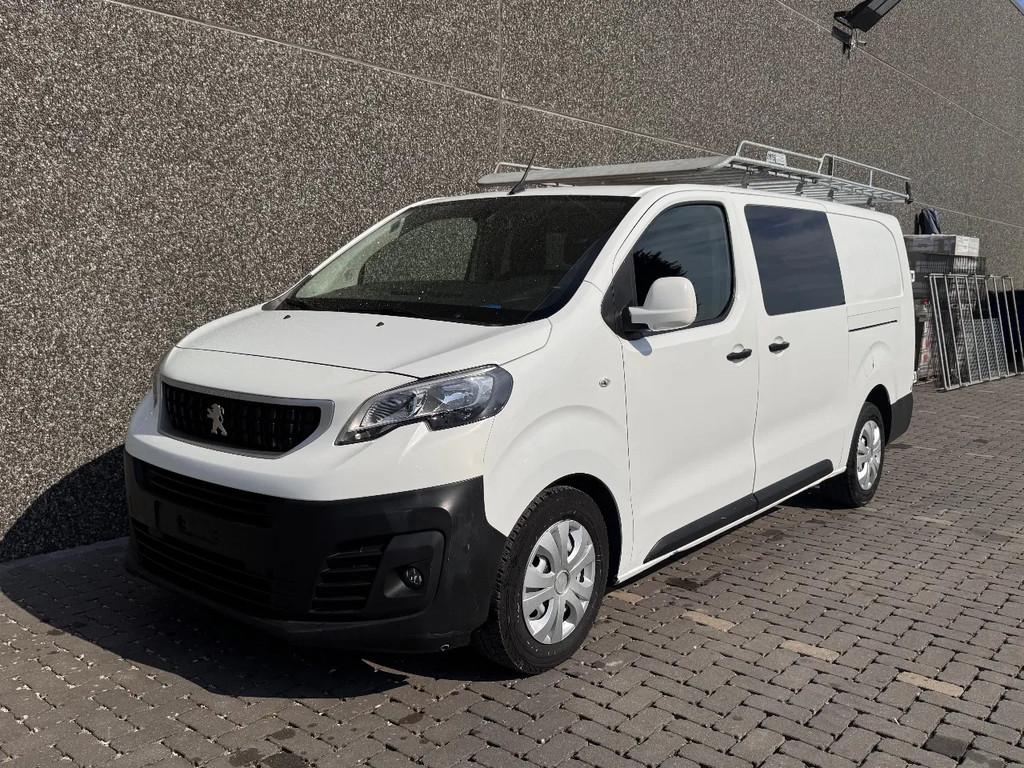 Peugeot Expert 2.0 Dubbele Cabine A/C PARKINGSENSOR BORDBAGA, Auto's, Gebruikt, Euro 6, 2500 kg, Bedrijf