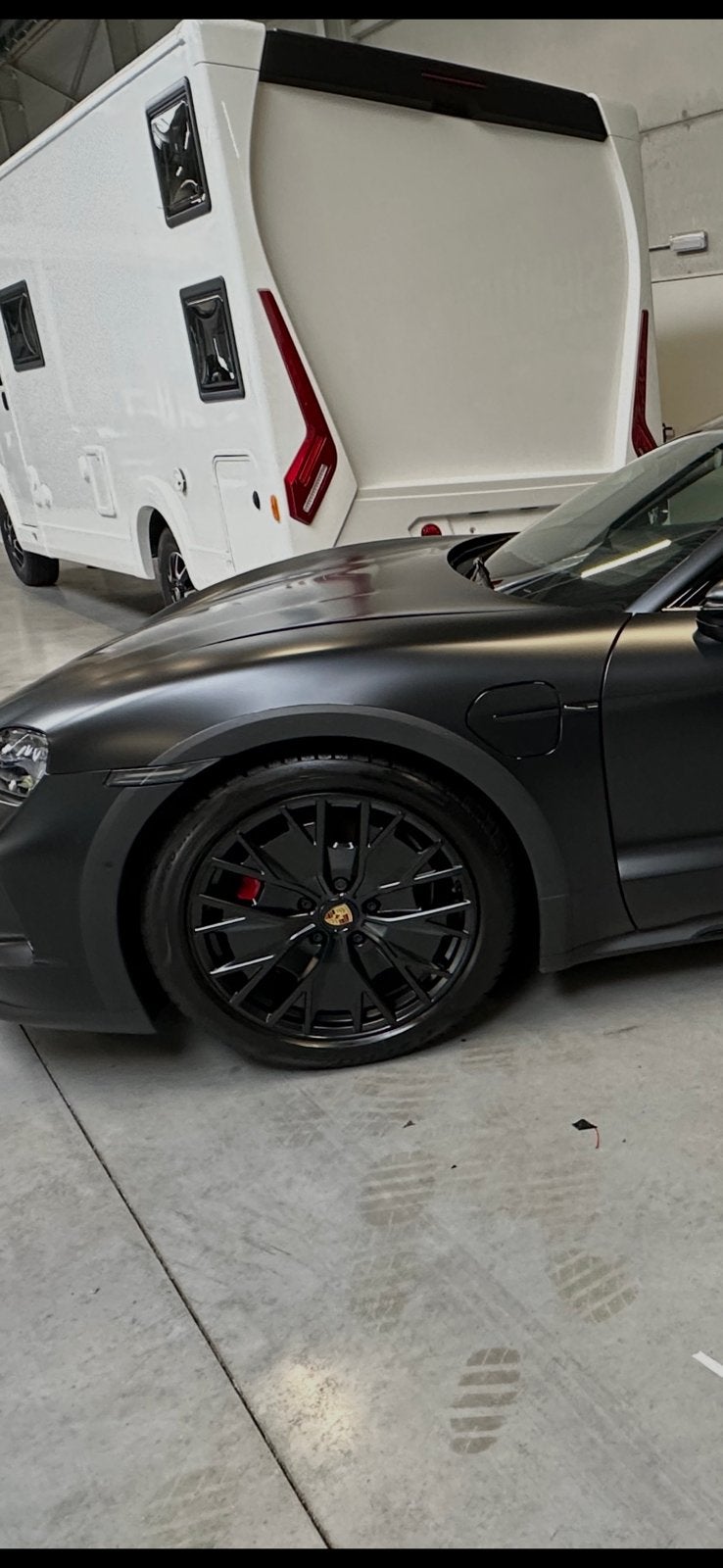 Originele Porsche Taycan 20” Turbo S Aero Design set, Ophalen, 20 inch, Winterbanden, Band(en)