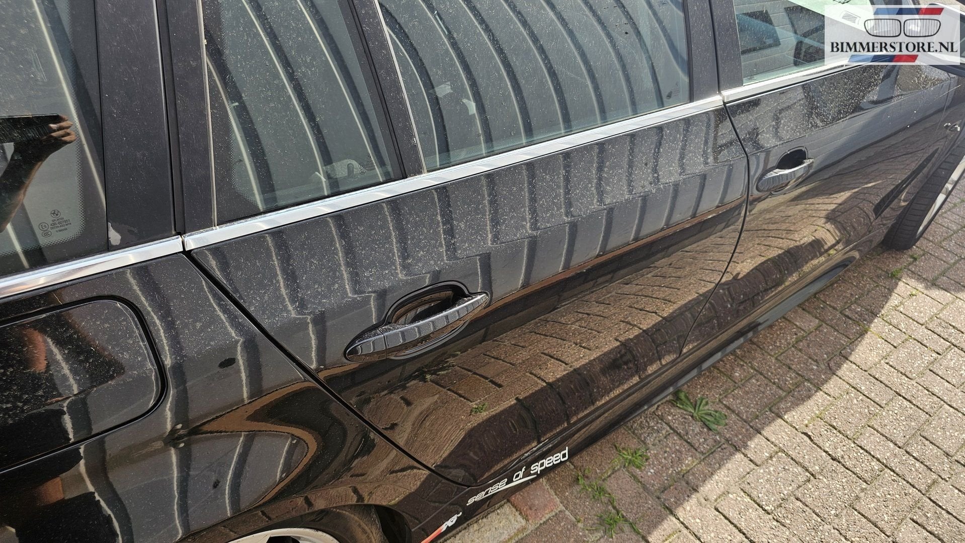 Deur portier rechts achterzijde BMW 5-serie E61 + LCi  kleur, -, Origine de la pièce connue, Utilisé, Porte