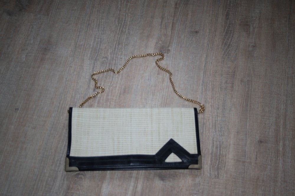 Clutch, Handtassen en Accessoires, Tassen | Damestassen, Ophalen, Zo goed als nieuw, Wit, Avondtasje