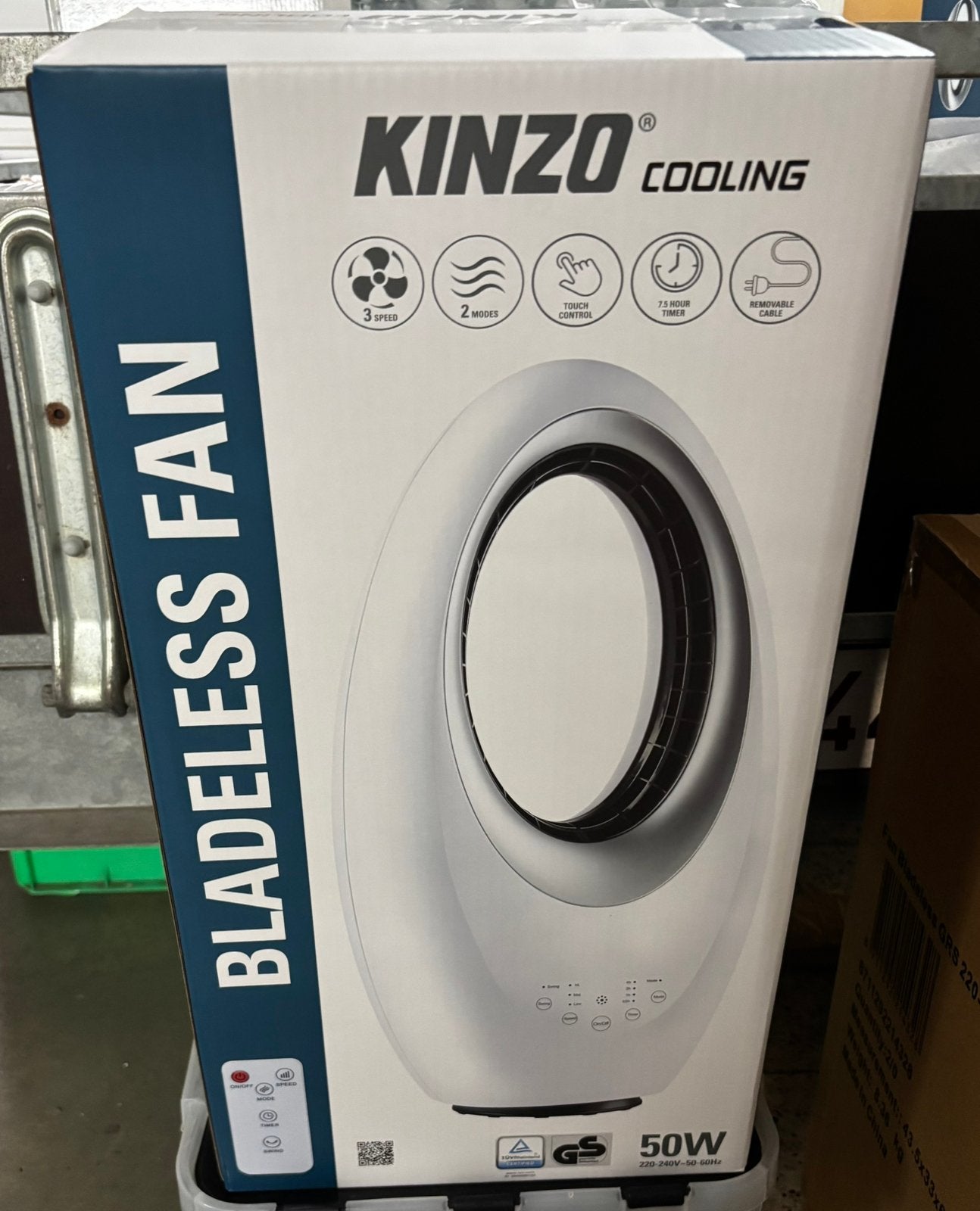 KINZO KOELVENTILATOR - NIEUW 🌬️, Elektronische apparatuur, Ventilatoren, Nieuw, Vloerventilator, Ventilator met afstandsbediening