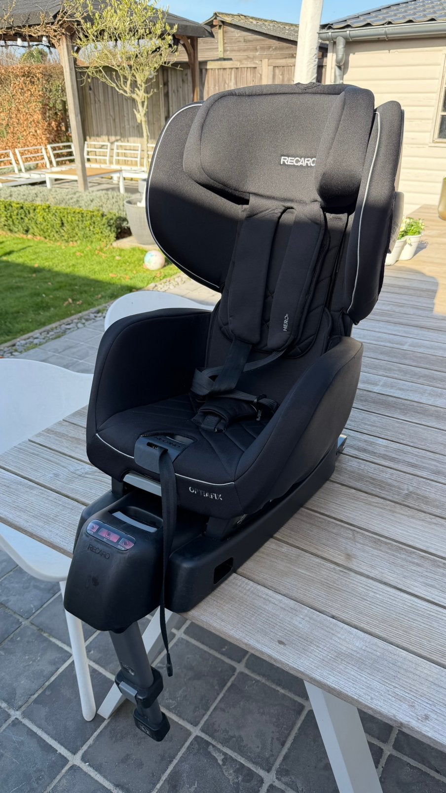 Autostoel Recaro Optiafix, Ophalen, Zo goed als nieuw