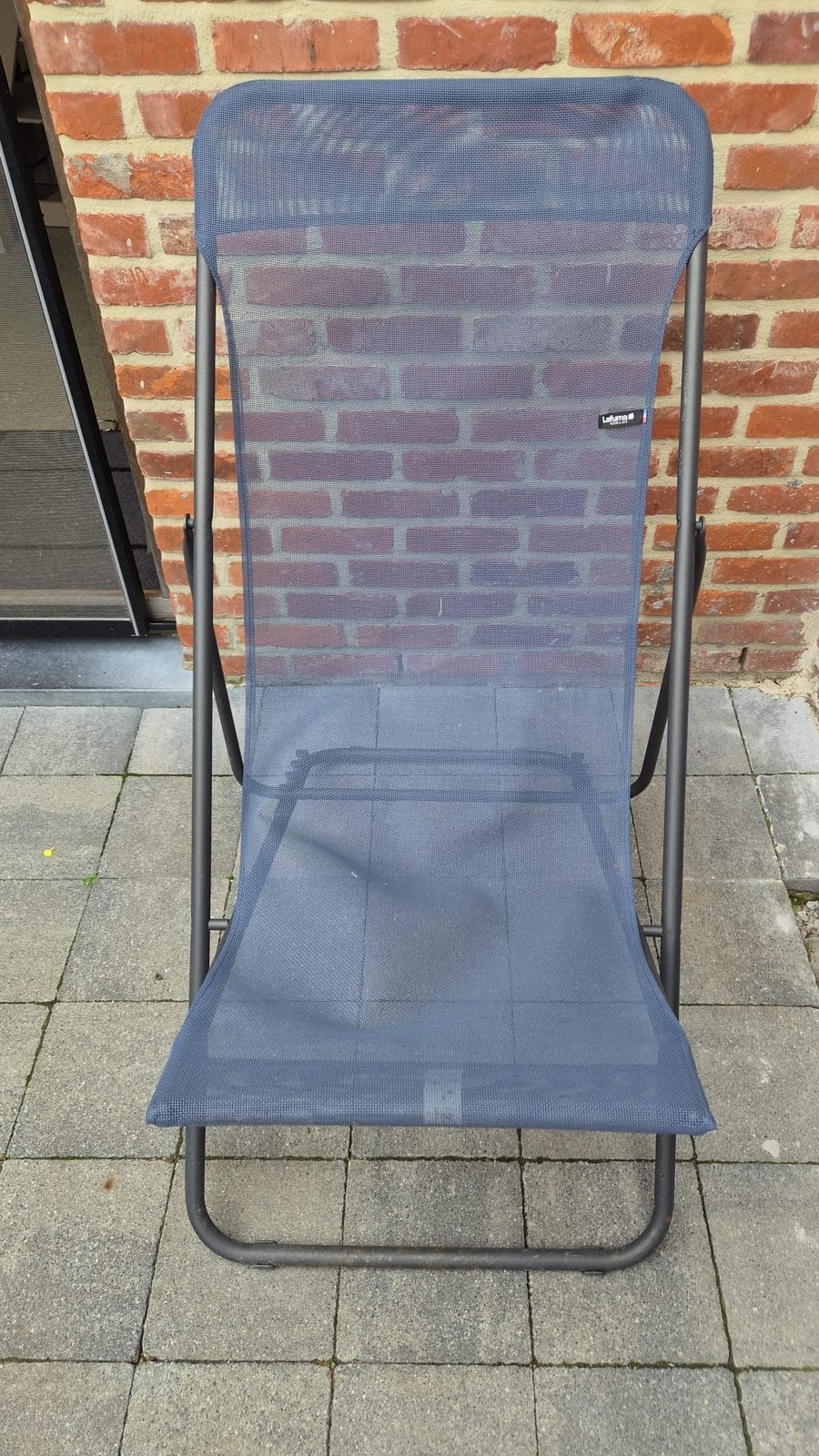 Lafuma Relaxstoel / Ligstoel – Blauw – Inklapbaar, Ophalen, Zo goed als nieuw, Inklapbaar