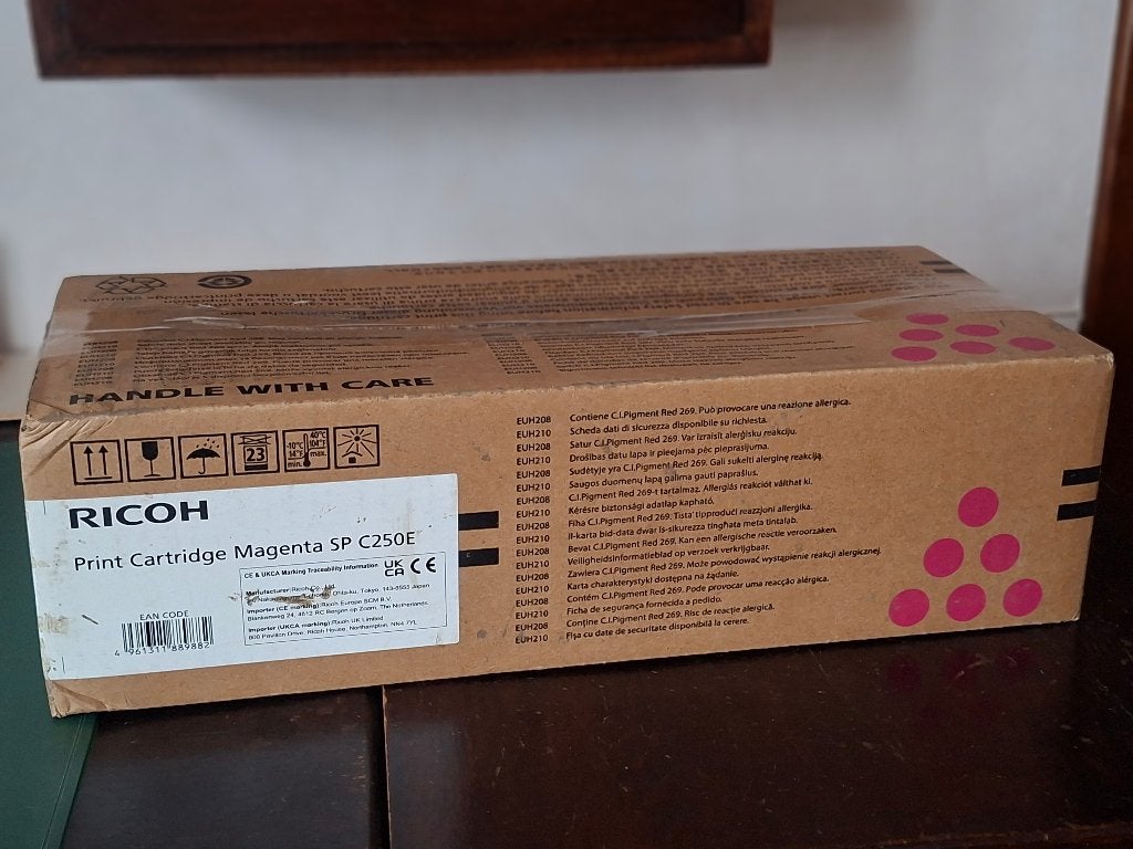 RICOH Toner Cartridge Magenta SP C250E – neuve, Enlèvement ou Envoi, Neuf, Toner, Ricoh
