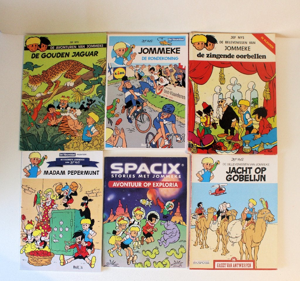 Jommeke 6 albumuitgaven buiten reeks., Boeken, Gelezen, Jef Nys., Ophalen of Verzenden, Meerdere stripboeken