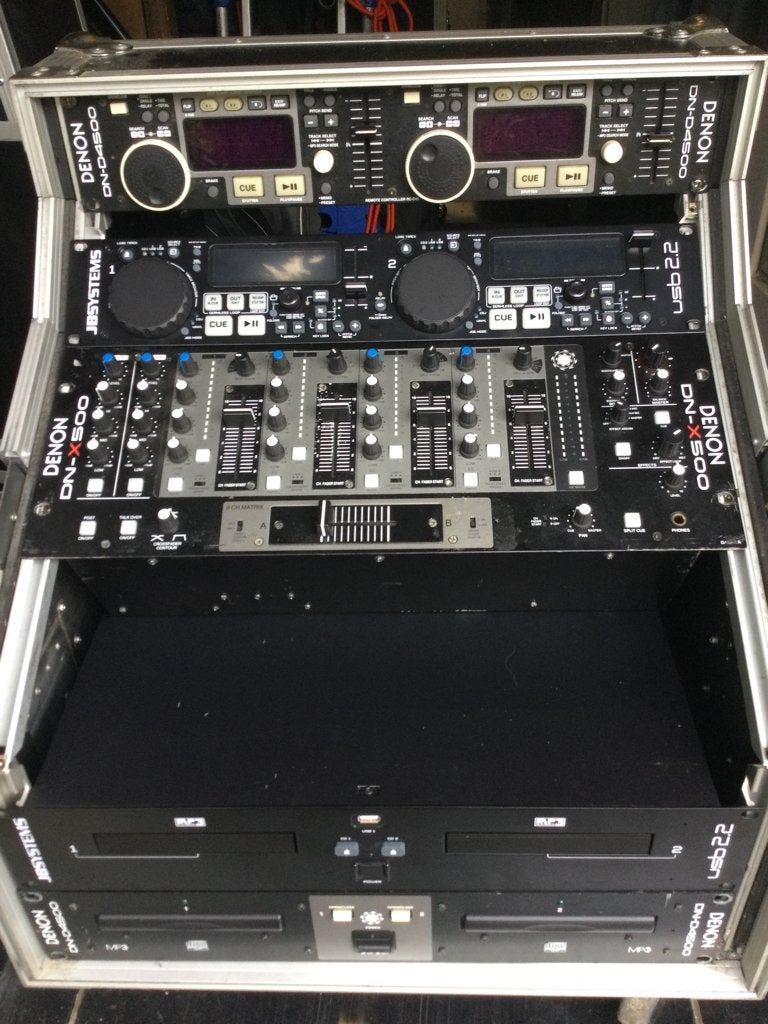 DENON rack : 2xUSB(jb system) /4X cd mp3/table mixage/flight, TV, Hi-fi & Vidéo, Enlèvement ou Envoi