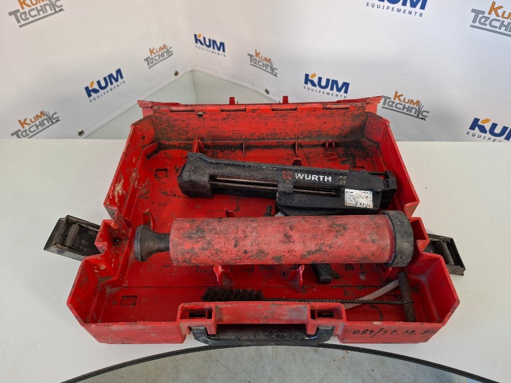 Coffret pistolet de scellement chimique WÜRTH professionnel, Bricolage & Construction, Enlèvement, Utilisé