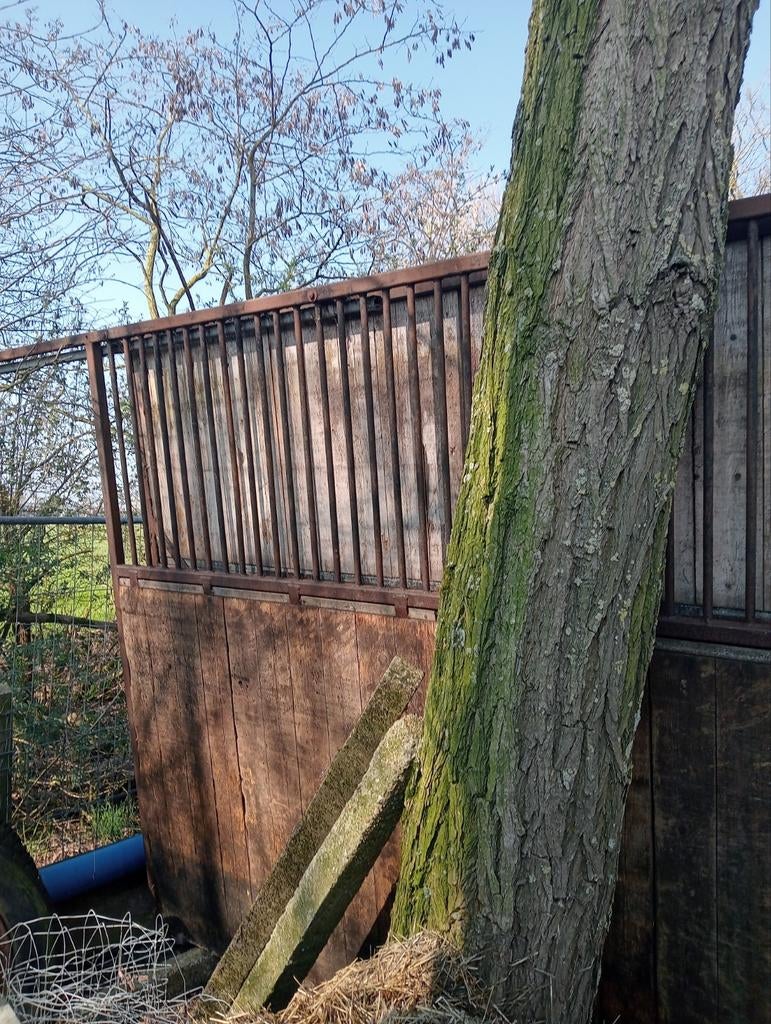 Stalwanden van steenschotten, Dieren en Toebehoren, Stalling en Weidegang