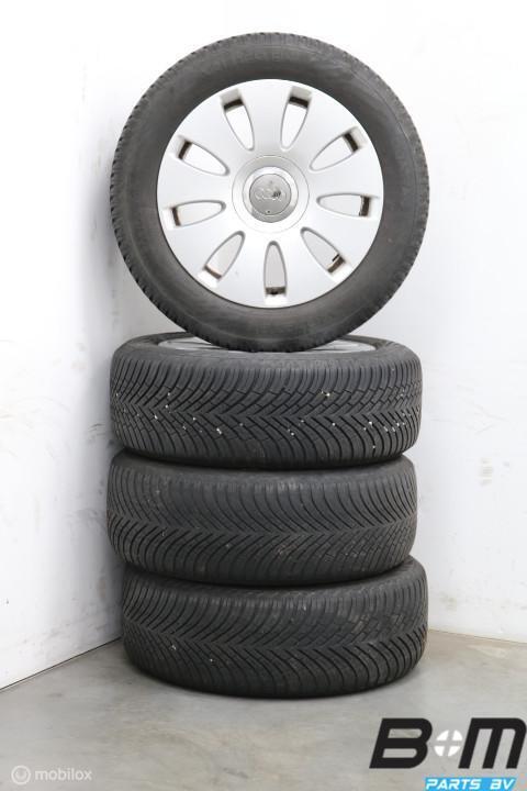 Org 16 inch velgen + 4S banden Audi A4 8E 8E0601025AE, Pneus et Jantes, 16 pouces, Véhicule de tourisme, 205 mm