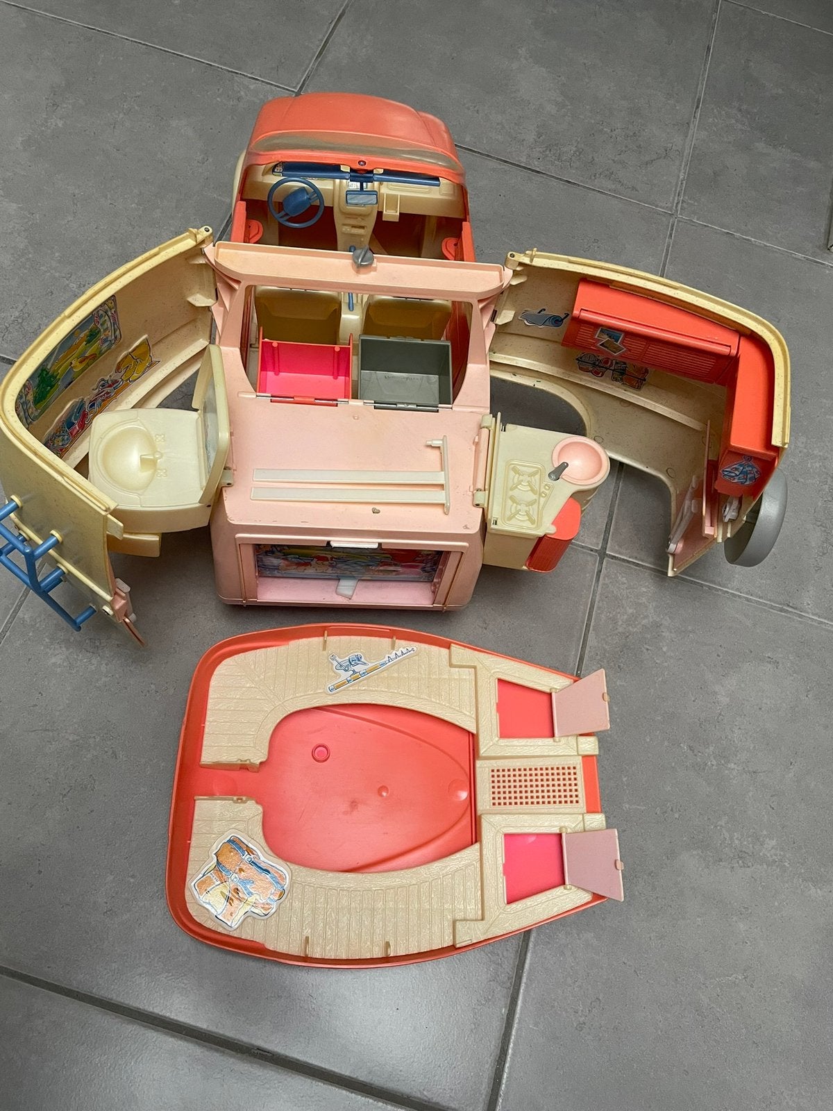 Barbie vintage camper TEGEN ELK AANNEMELIJK BOD, Ophalen of Verzenden, Gebruikt