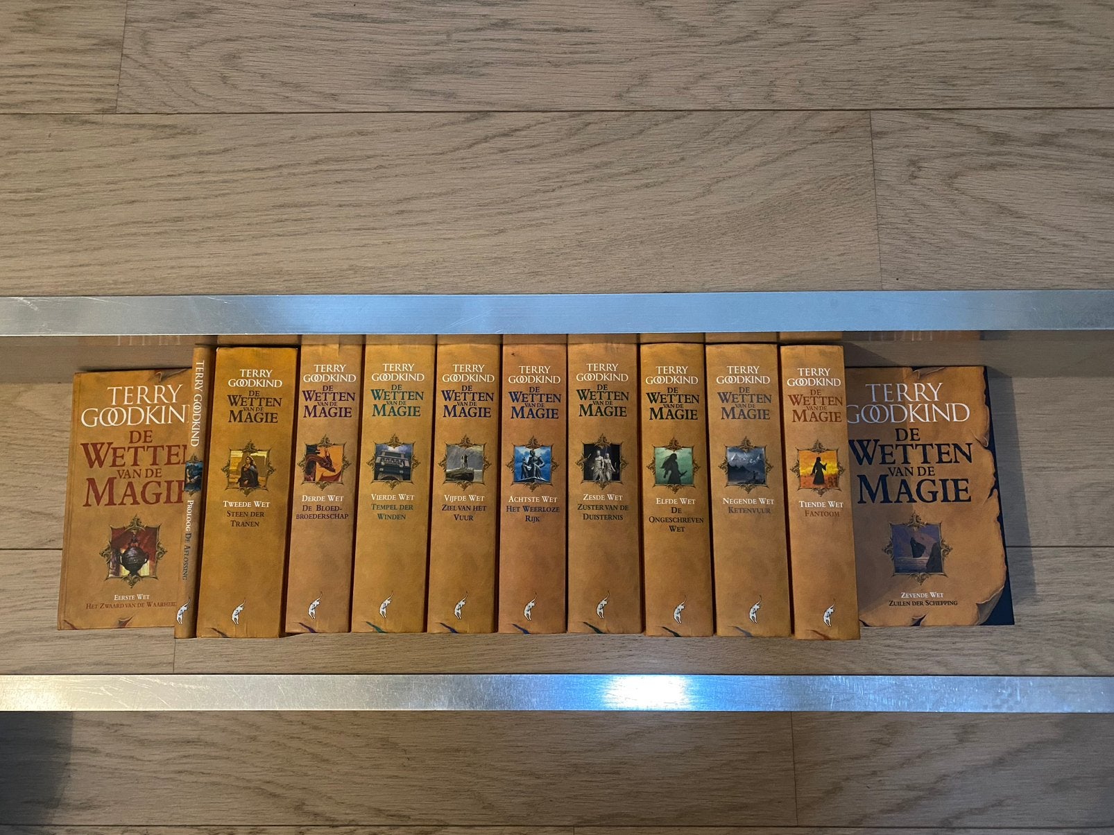 Wetten van de magie 1 tem 11 + proloog van Terry Goodkind, Boeken, Ophalen of Verzenden, Gelezen