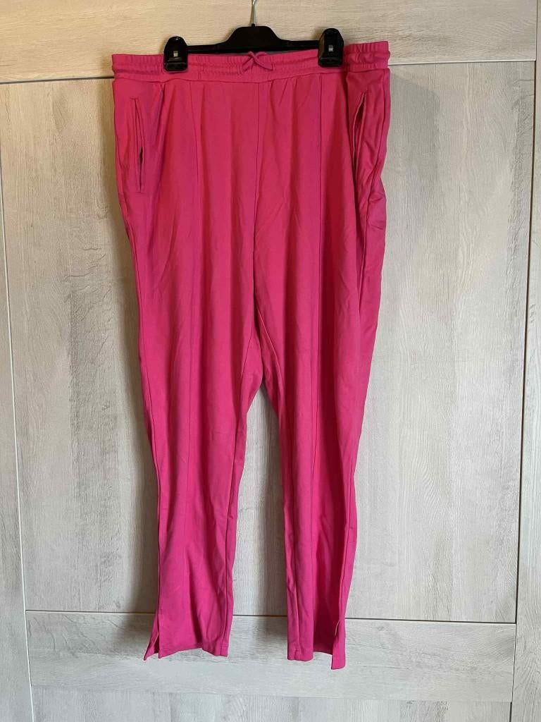 broek stretch roze met rekker msmode xl 48-50, Ophalen of Verzenden, Gedragen, Broek of Spijkerbroek, MS Mode