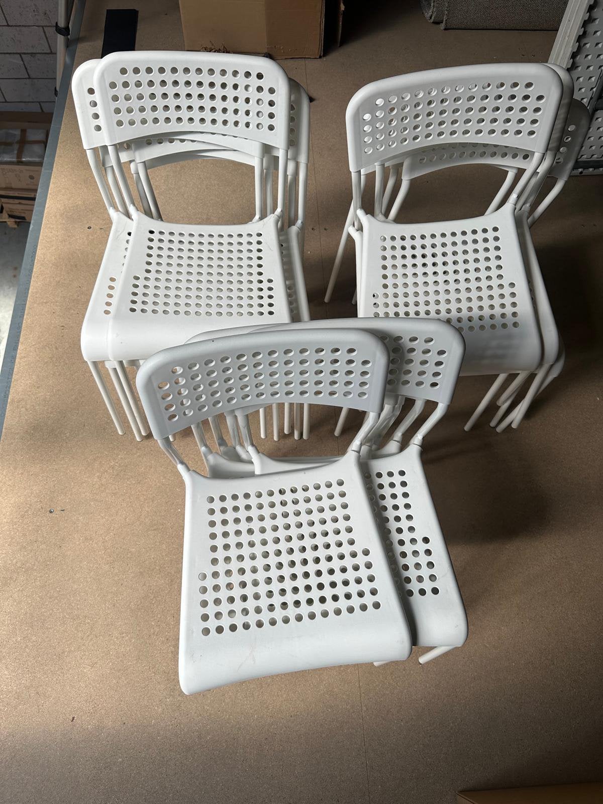 Kunststof stoelen, Jardin & Terrasse, Chaises de jardin, Enlèvement, Comme neuf, Synthétique
