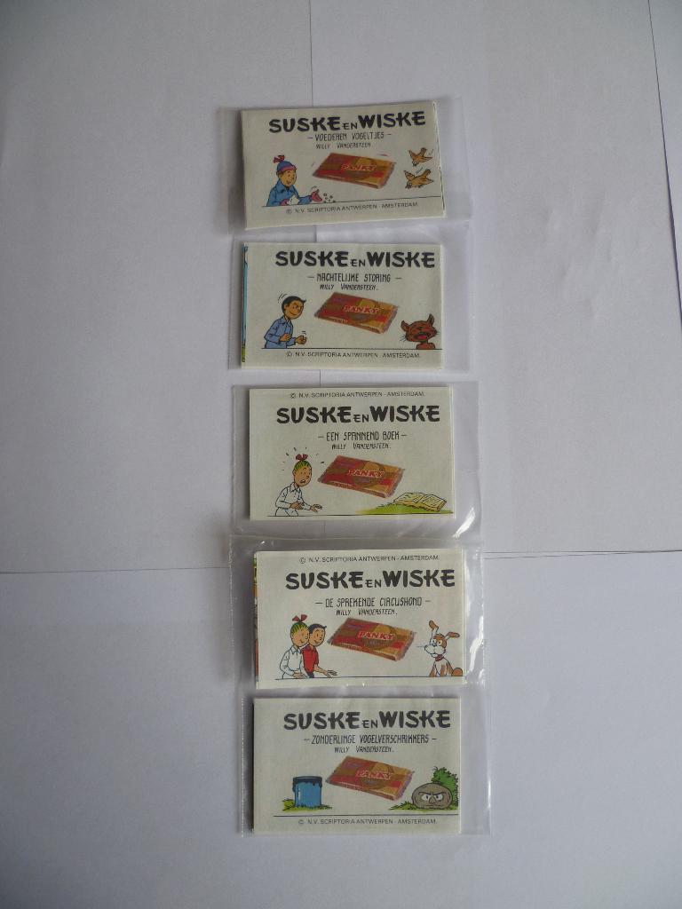 SUSKE EN WISKE COMPLETE SET VOUWSTRIPS"PANKY"UIT 1982, Nieuw, Ophalen of Verzenden, Willy Vandersteen, Complete serie of reeks