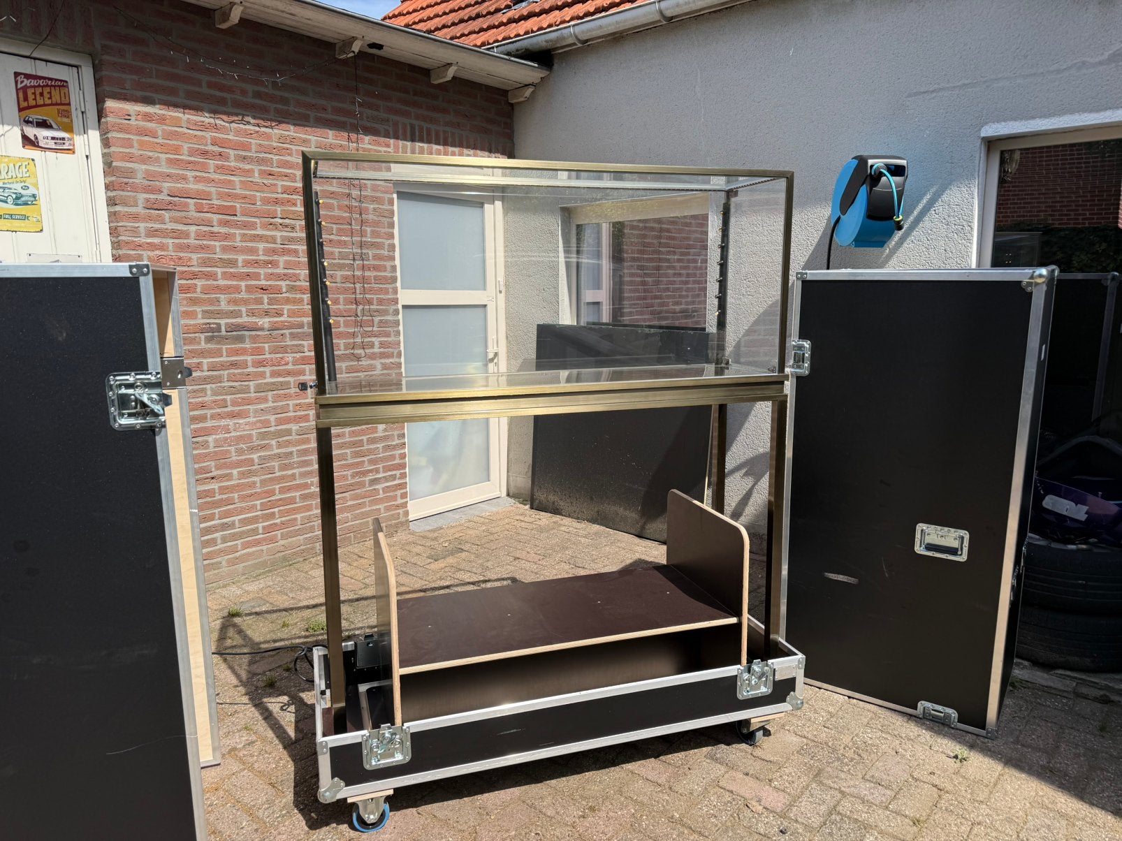 Professionele vitrinekast + transportkoffer LED-verlichting, Ophalen