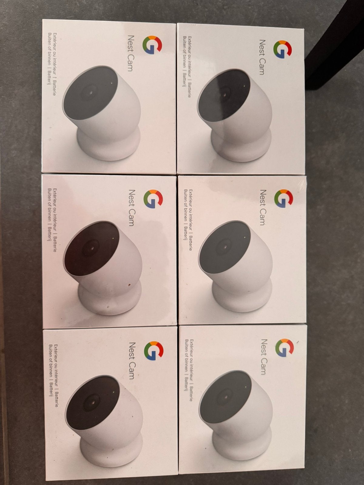Google Nest Cam 6 pack + Nest deurbel + Nest Hub 2 + therm, Ophalen