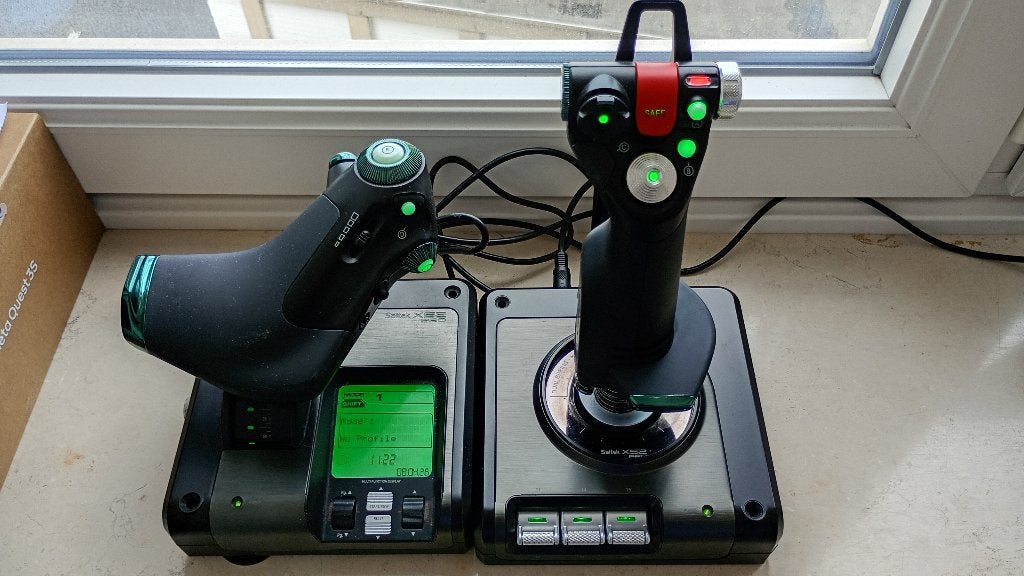 Saitek x52 pro compleet, Ophalen of Verzenden, Nieuw, Logitech