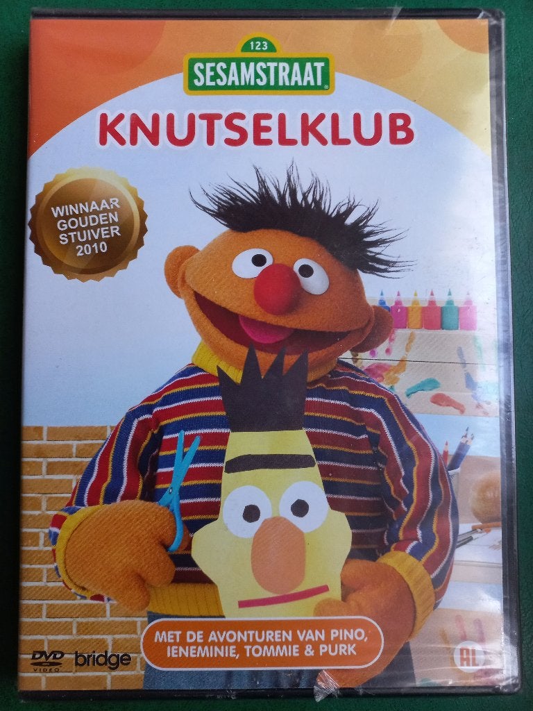 Sesamstraat - Knutselklub (nieuw in de verpakking), Cd's en Dvd's, Dvd's | Kinderen en Jeugd, Alle leeftijden, Tv-serie, Nieuw in verpakking