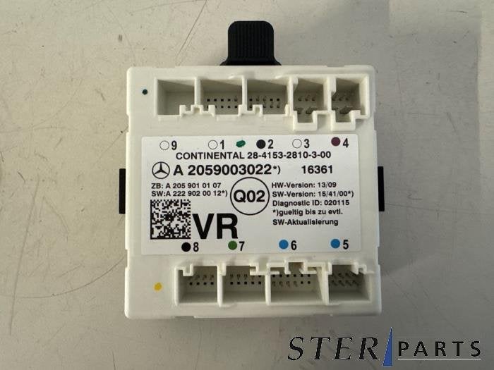 Module verrouillage central des portes d'un Mercedes C-Klass, 3 mois de garantie, Utilisé, -, -