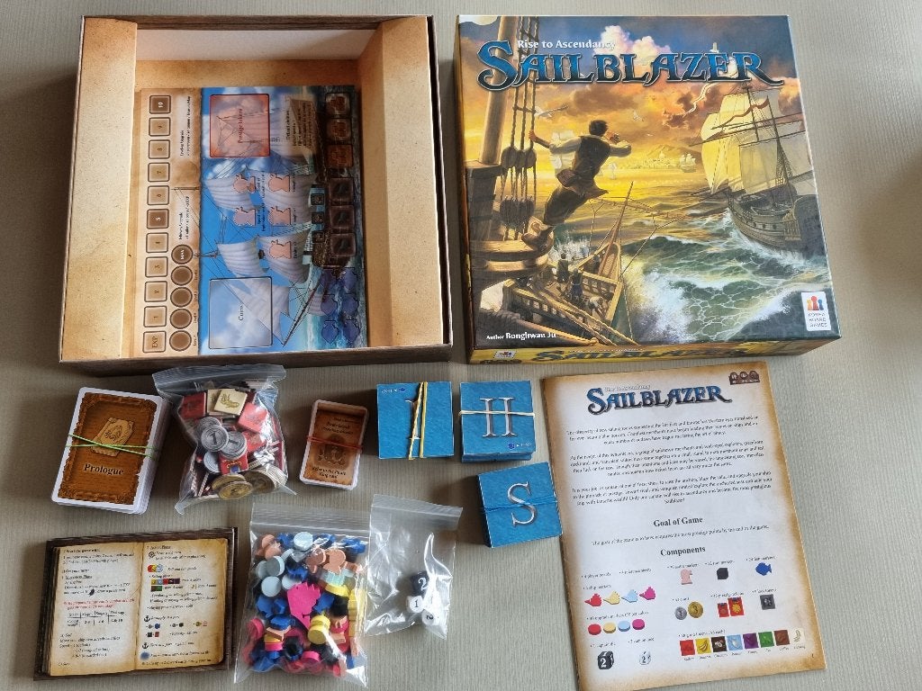 gezelschapsspel Sailblazer, Hobby en Vrije tijd, Een of twee spelers, Ophalen of Verzenden, Gebruikt