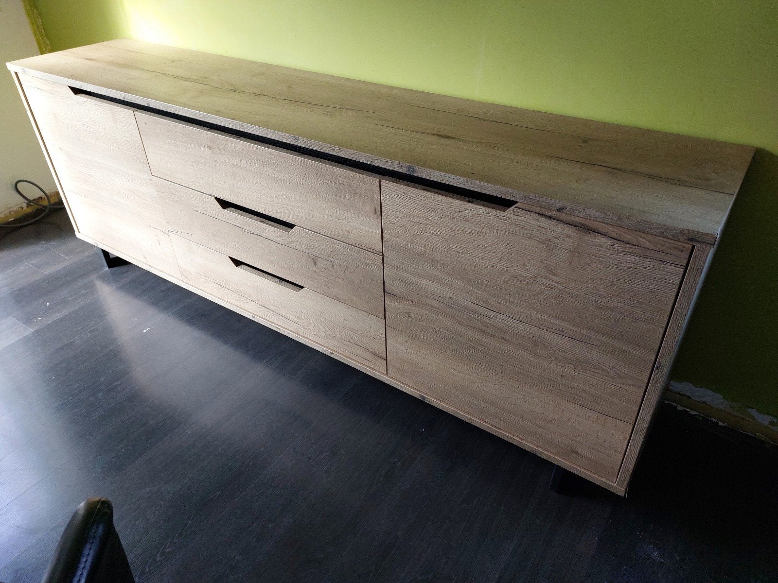 KOOPJE ,dressoir 2jaar oud 2.20cm lengte.78cm hoogte.45 cm d, Ophalen, Met lade(s), Zo goed als nieuw, 200 cm of meer