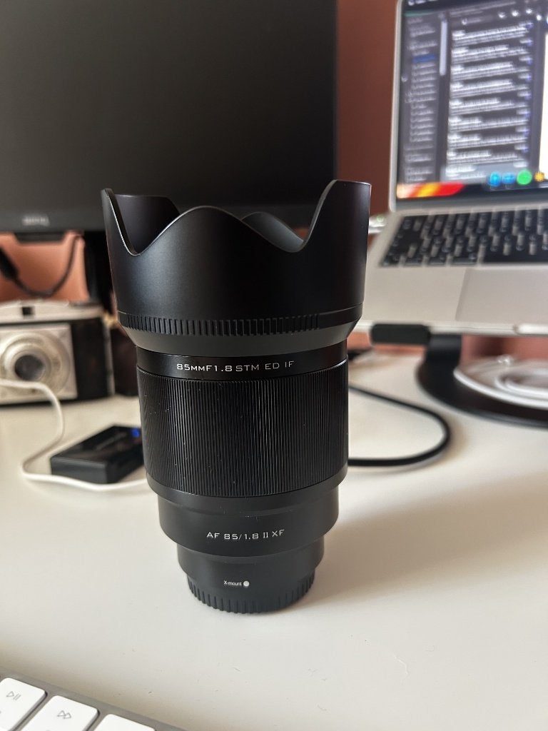 Viltrox 85mm F1.8 II XF Fujifilm, Beschermhoes/tas, 85 mm, Ophalen of Verzenden, Zo goed als nieuw