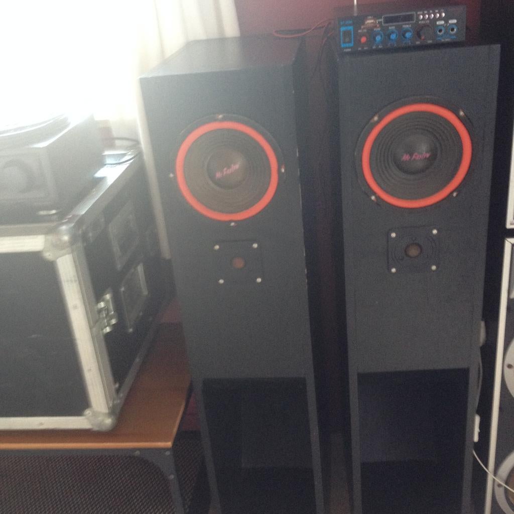 muziek boxen, Audio, Tv en Foto, Luidsprekerboxen, Ophalen, Zo goed als nieuw, 60 tot 120 watt