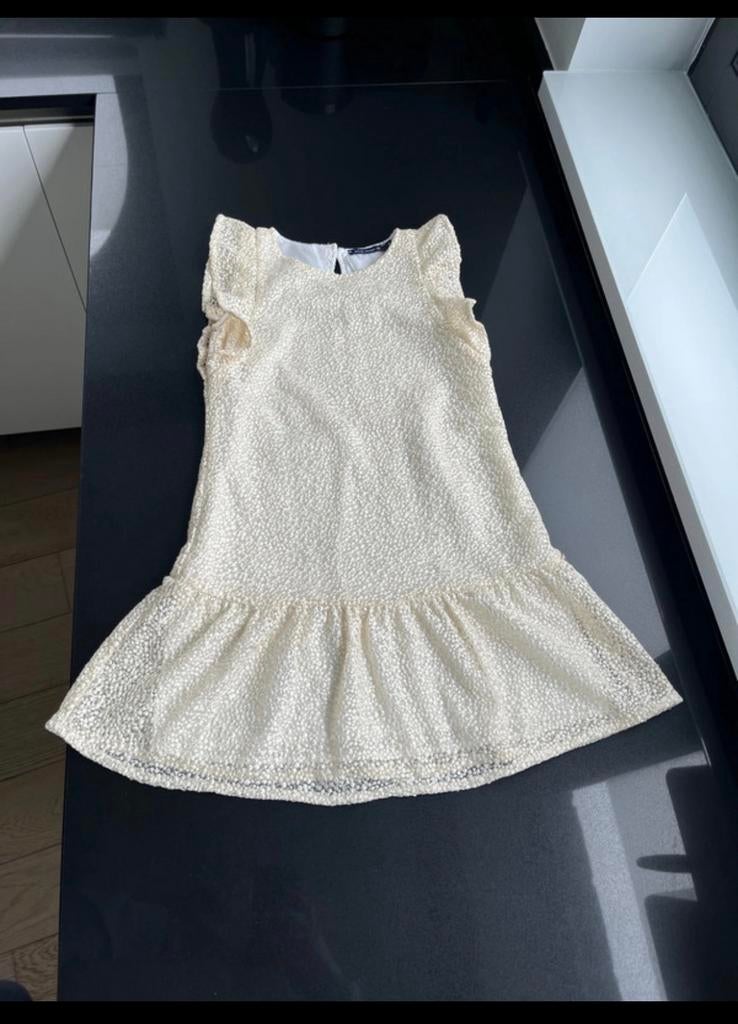 River Woods: beige jurk, 8 jaar, super staat, Ophalen of Verzenden, Zo goed als nieuw