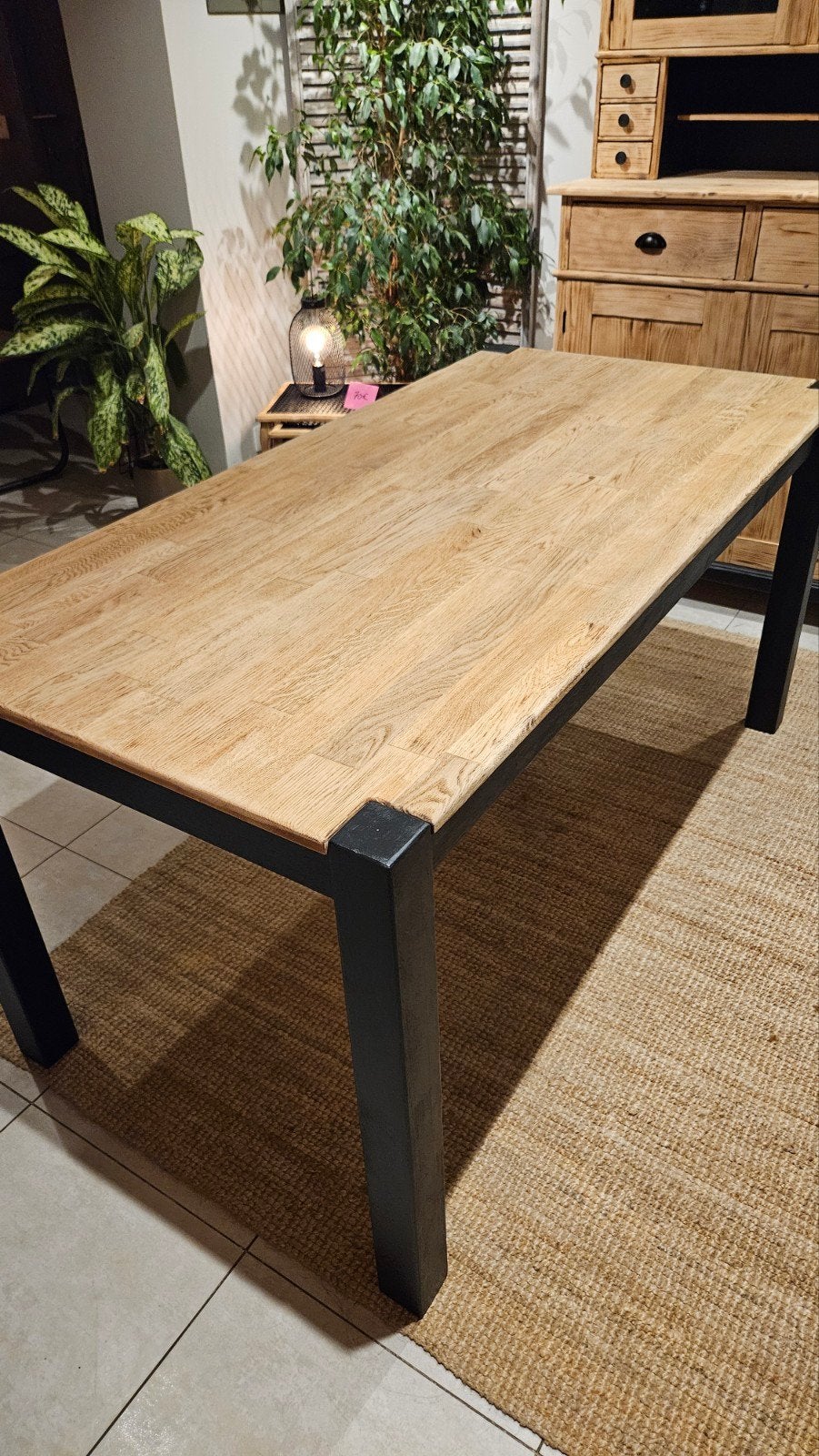 table à manger en chêne, Maison & Meubles, Enlèvement, Chêne