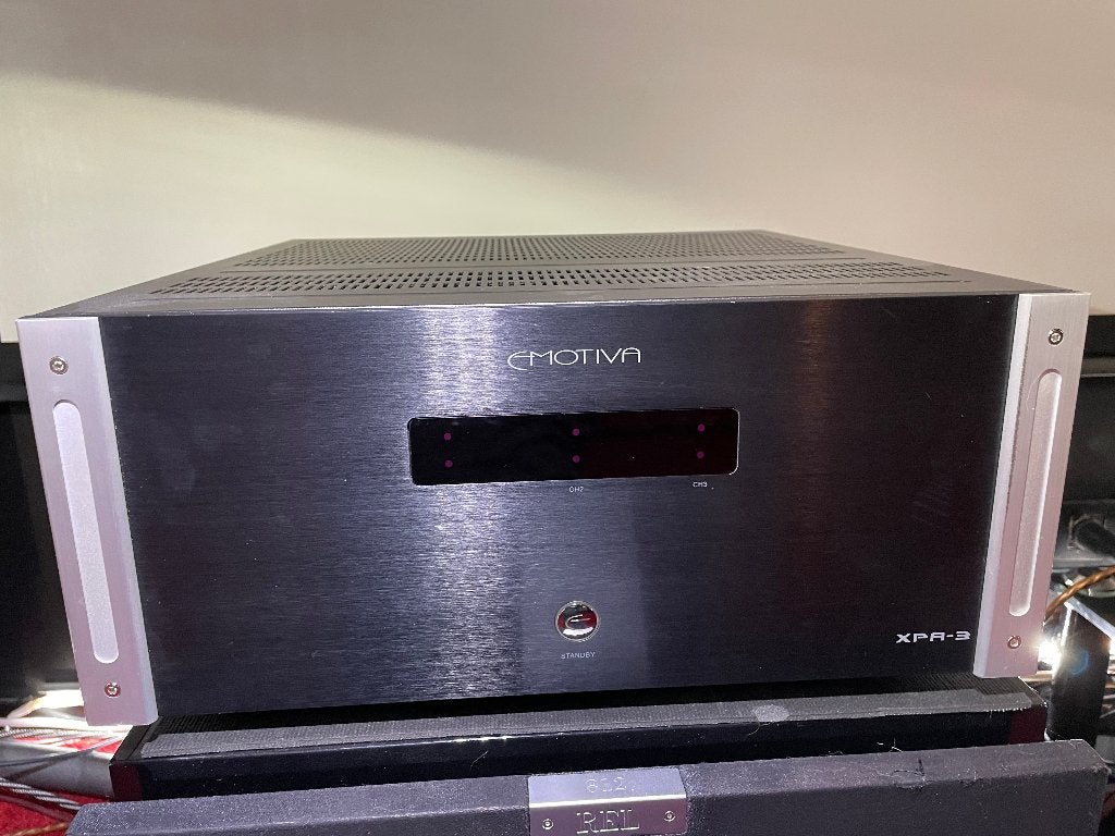 Emotiva XPA-3 drie-kanaalsversterker, Audio, Tv en Foto, Gebruikt, 70 watt of meer, 3.1-systeem, Overige spelers