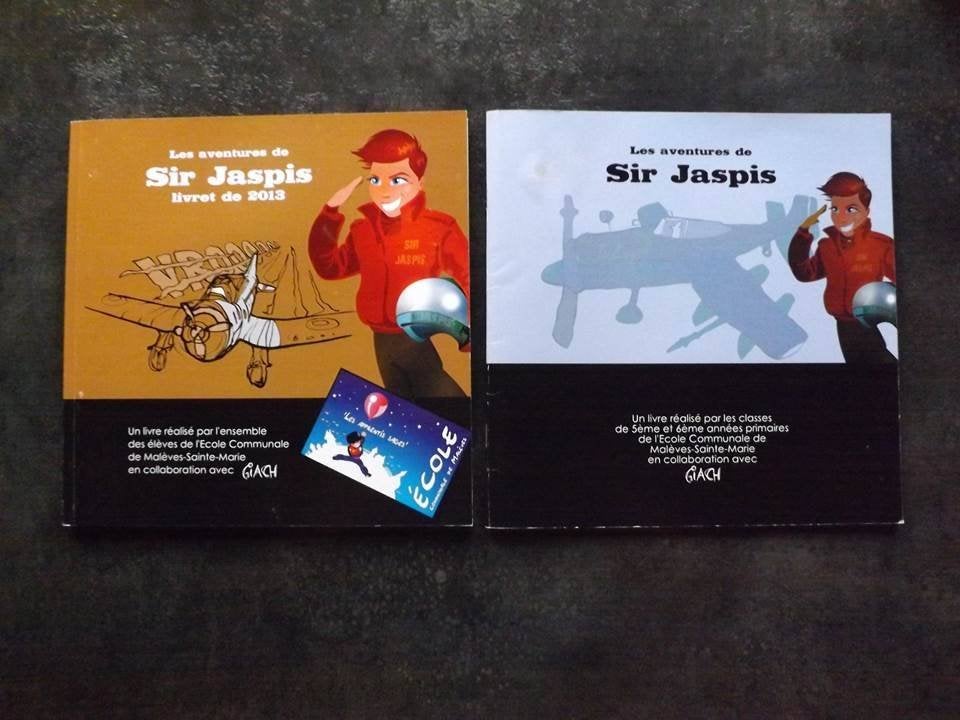 Lot de 2 livres SIR JASPIS - livres pour enfant, Enlèvement ou Envoi, Utilisé