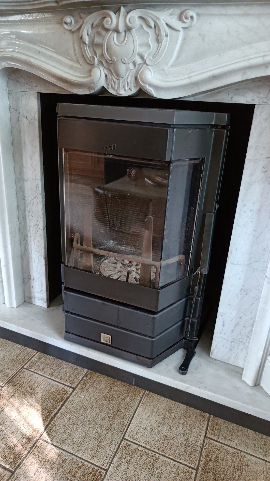 Gietijzeren kachel, Ophalen, Gebruikt, Hout, Allesbrander